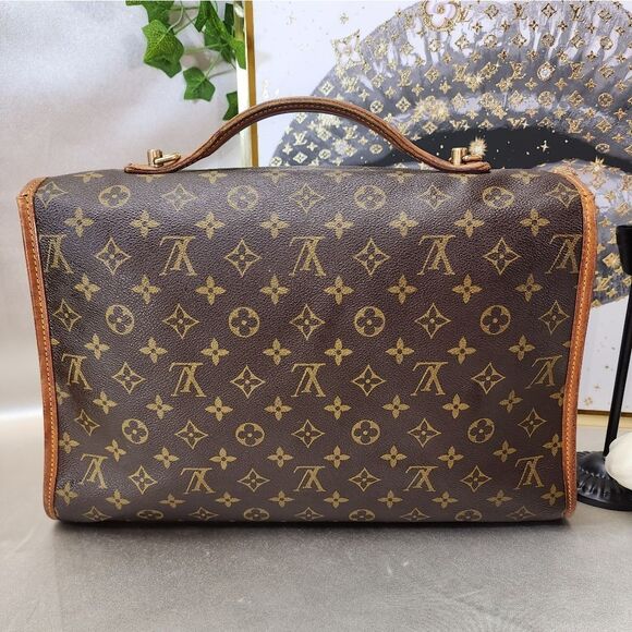 Authentic Louis Vuitton Monogram Beverly MM 41 2-Way Bag W/ Strap And Dust Bag - Picture 7 of 17
